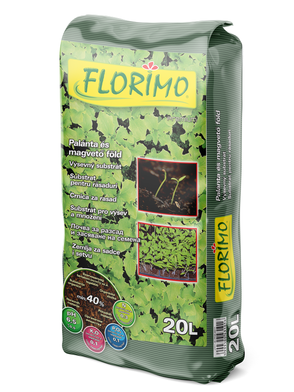 FLORIMO® Palánta és magvető föld 20L